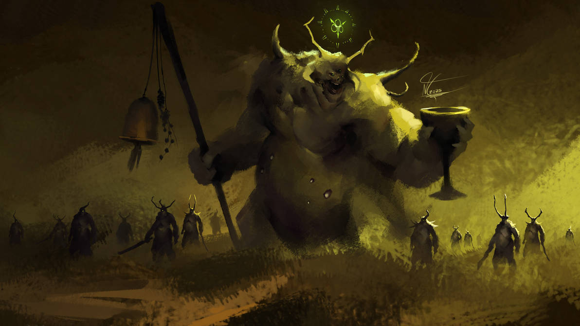 战锤40k[超话] 纳垢大魔by Naznamy ​​​