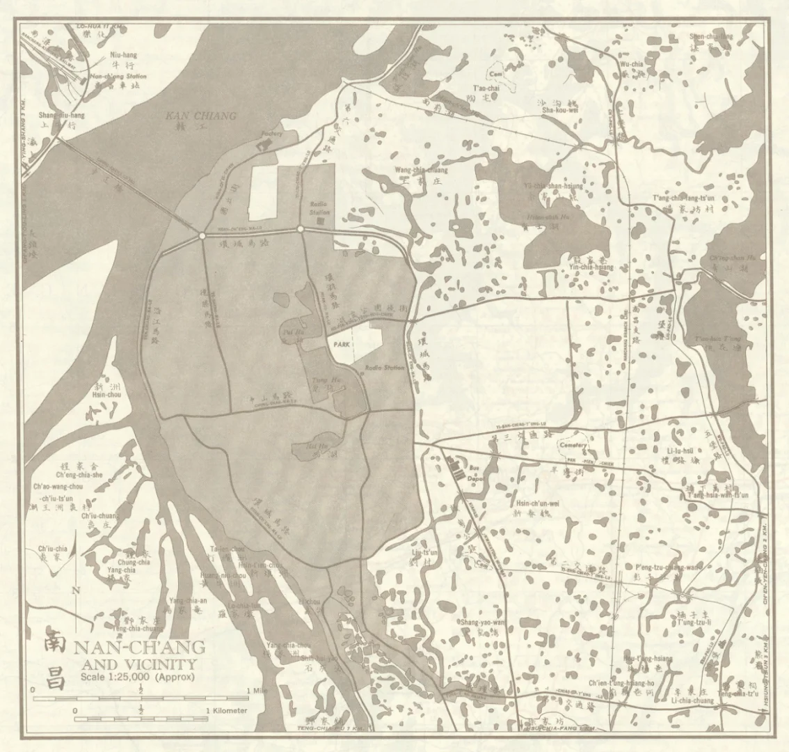 1954年南昌地图