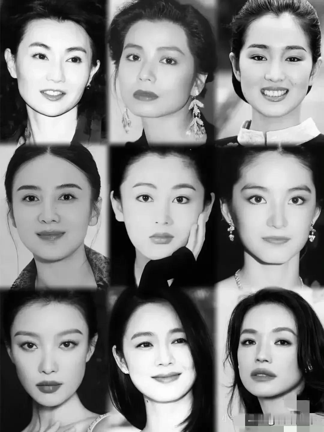 这么多美人，还是琼瑶的眼光最牛，审美到现在都不过时！
中间的陈红第一美，可惜花期