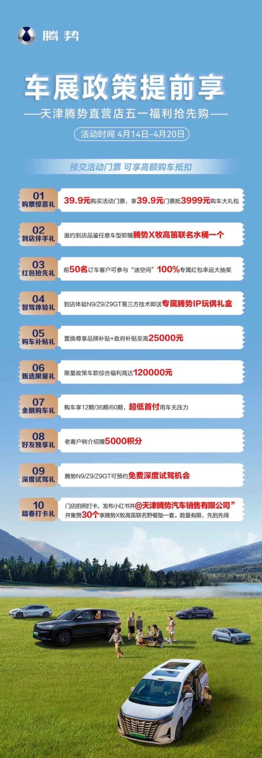 听说现在就可以享受到五一的福利？