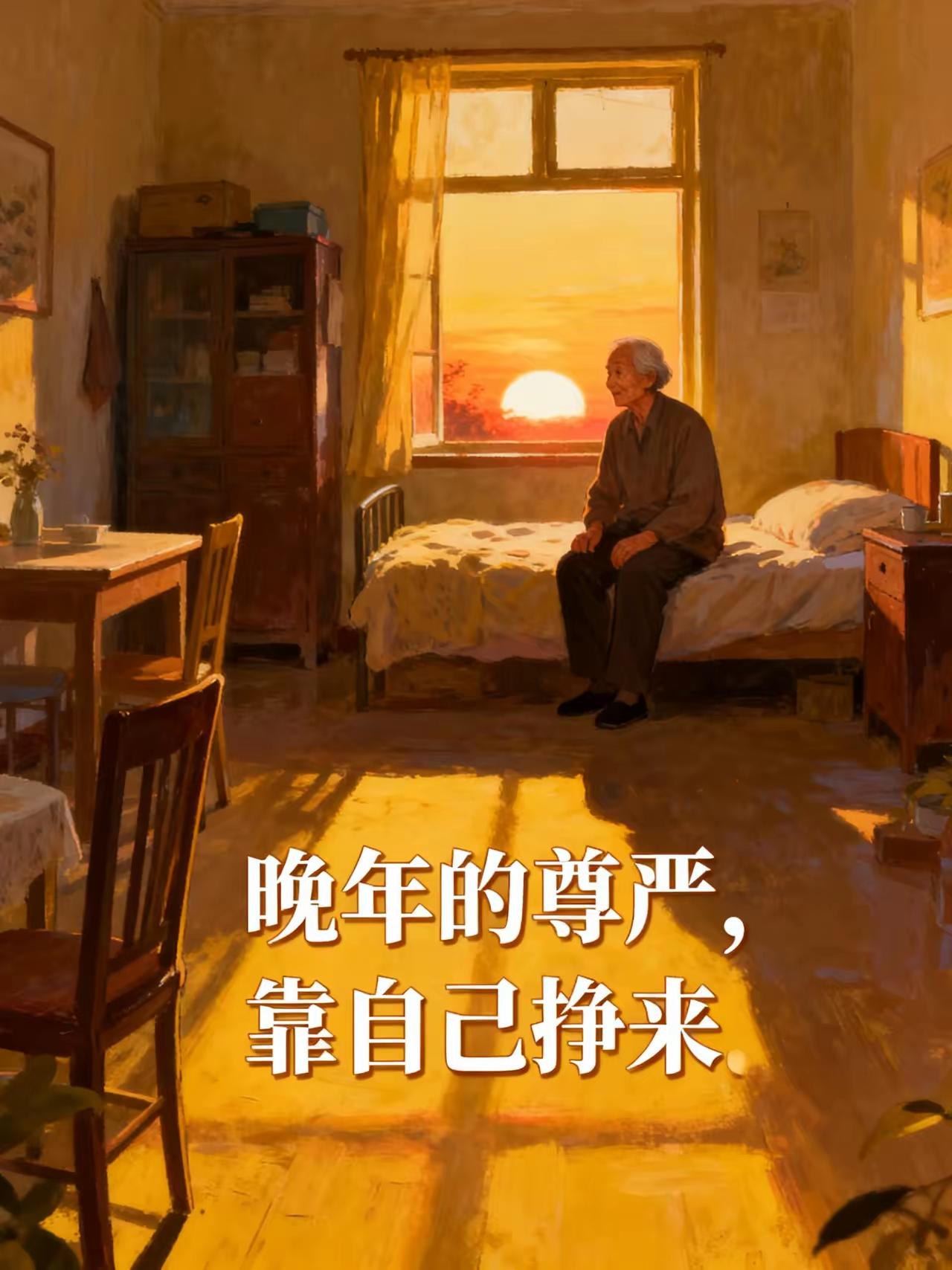 一位护士长说:
人老了，一旦生活不能自理，屎尿在床、吃喝拉撒全靠人伺候，就没有生