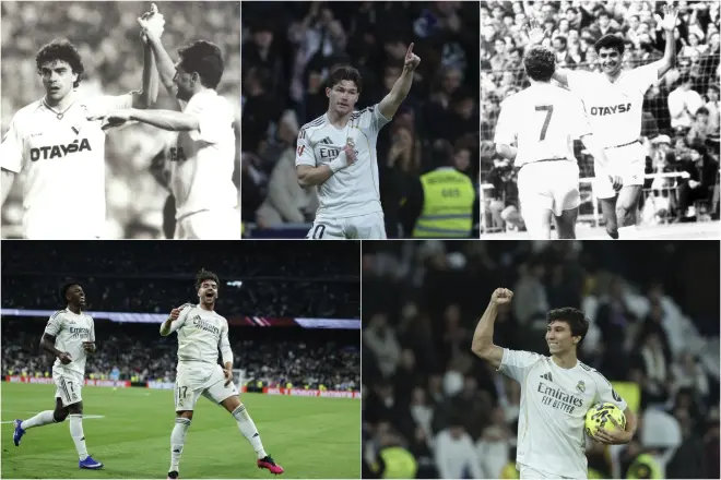 【马卡报】自 1989 年 “五鹰时代” 后皇马首现五粒进球均由青训球员攻入。上