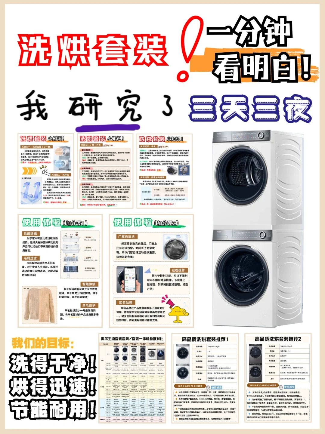 纯纯干货❗大促计划入手洗烘套装别错过