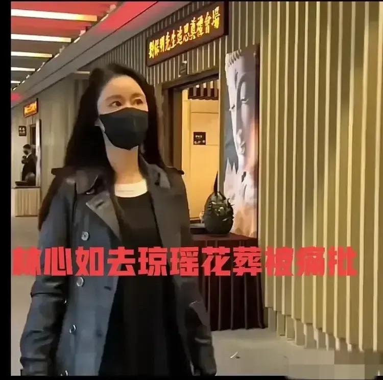 林心如又“闯祸了”？今天是琼瑶花葬的日子，当林心如到场时，却有网友爆出，林心如被