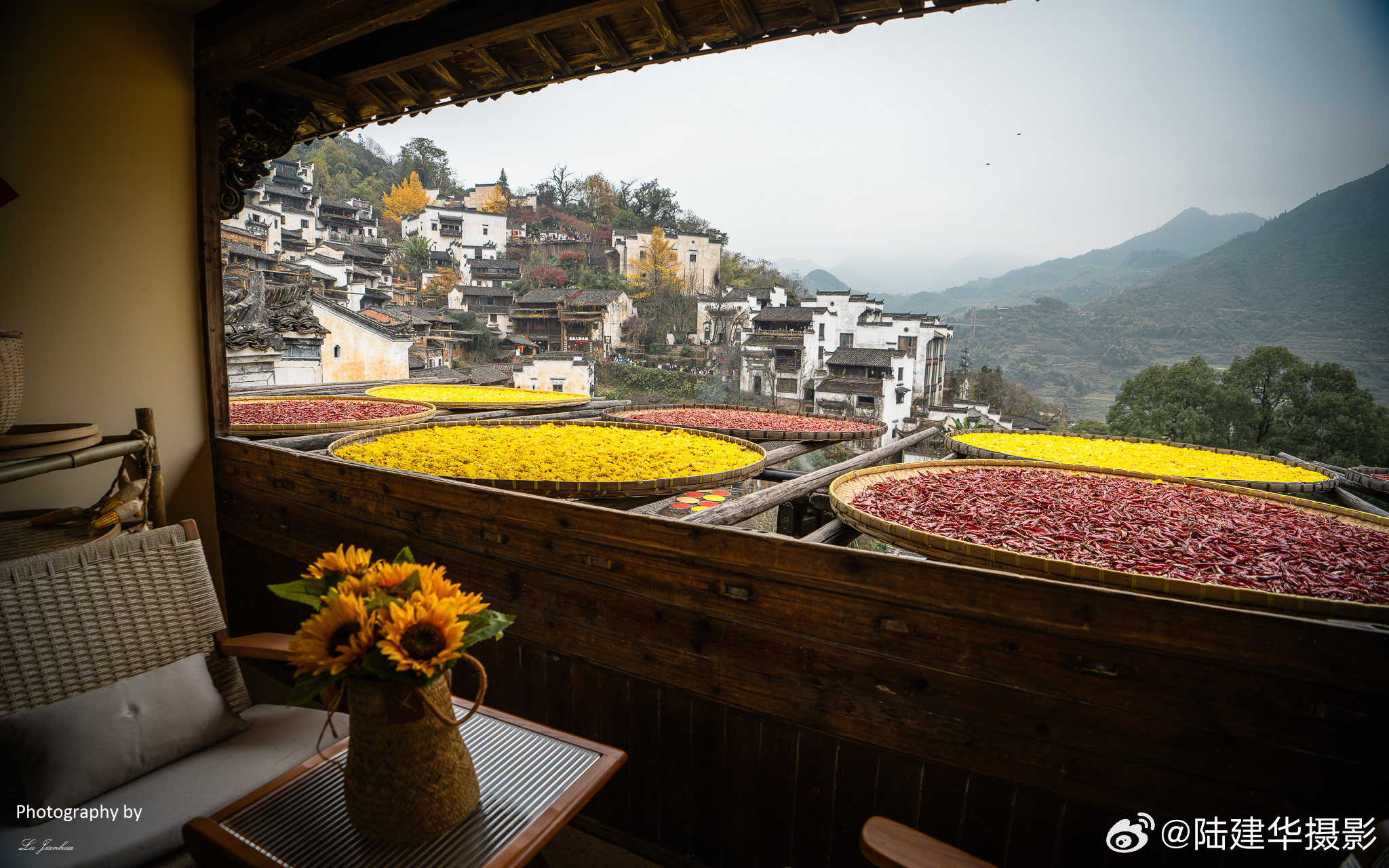 何处慰乡愁，最忆是篁岭。小寒节气即将来临，过年又提速了。晚安。 