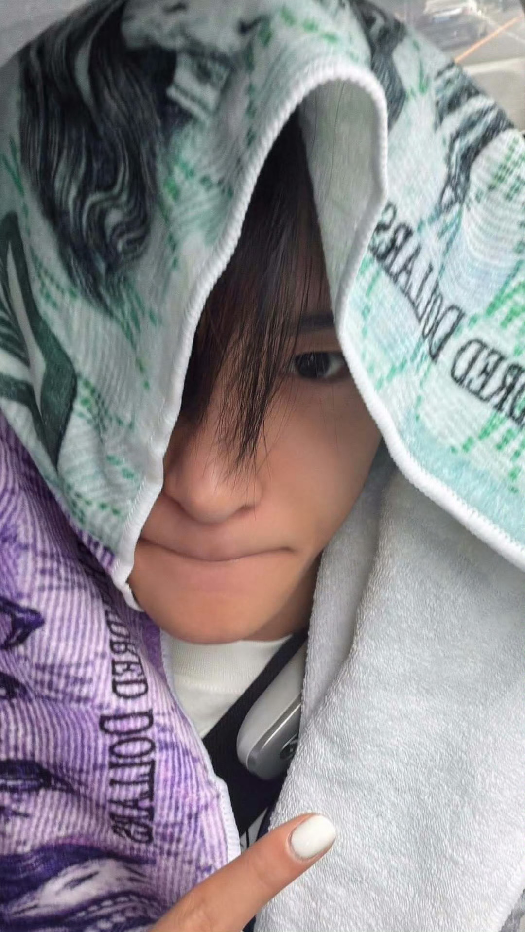 我以为这个是毛巾我以为他搓澡去了吓我一跳 