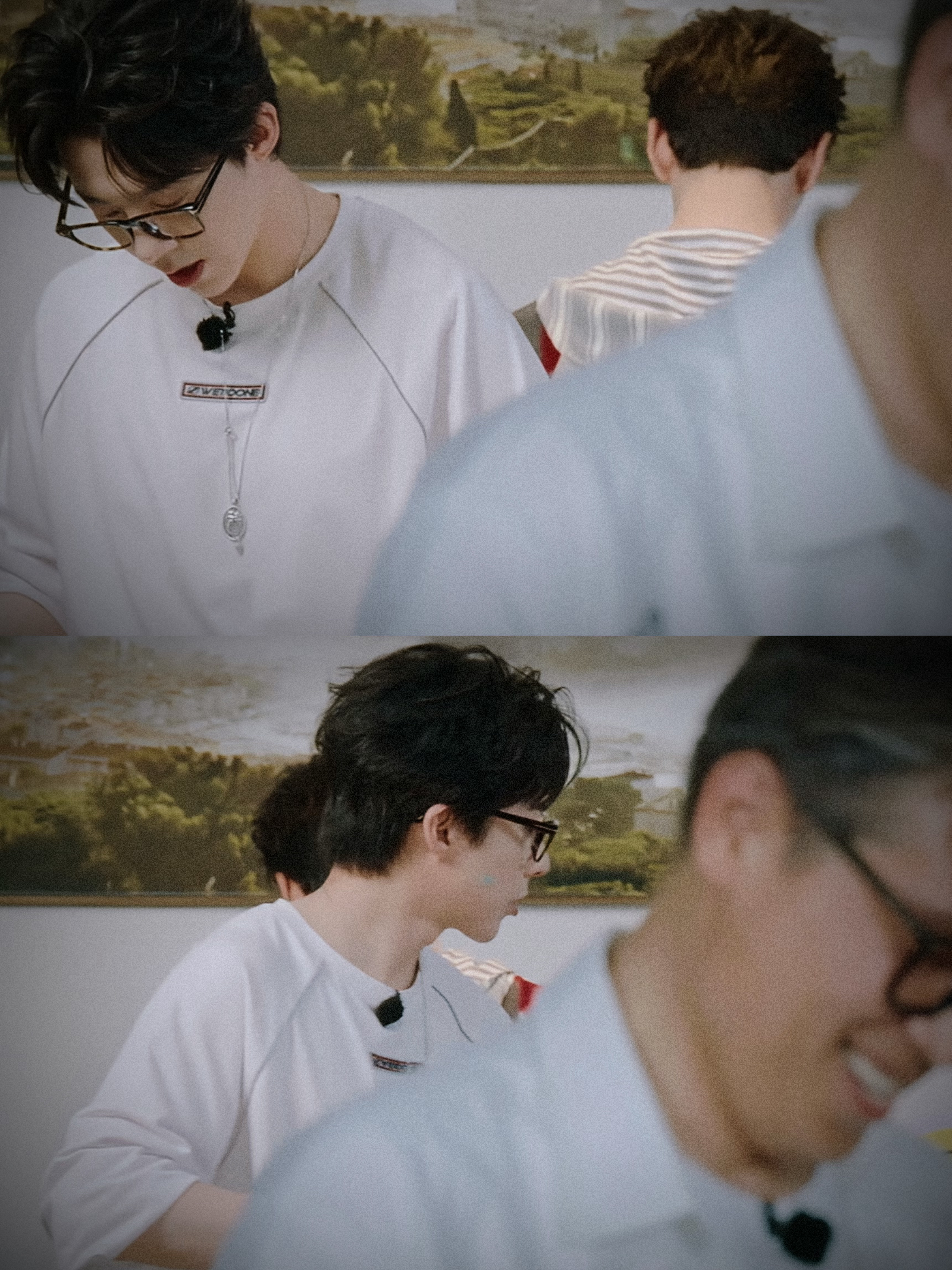 看刘宇宁和哥哥弟弟妹妹们一起做饭特别舒服。就像在家里一样。大家一起边吃饭边聊天。