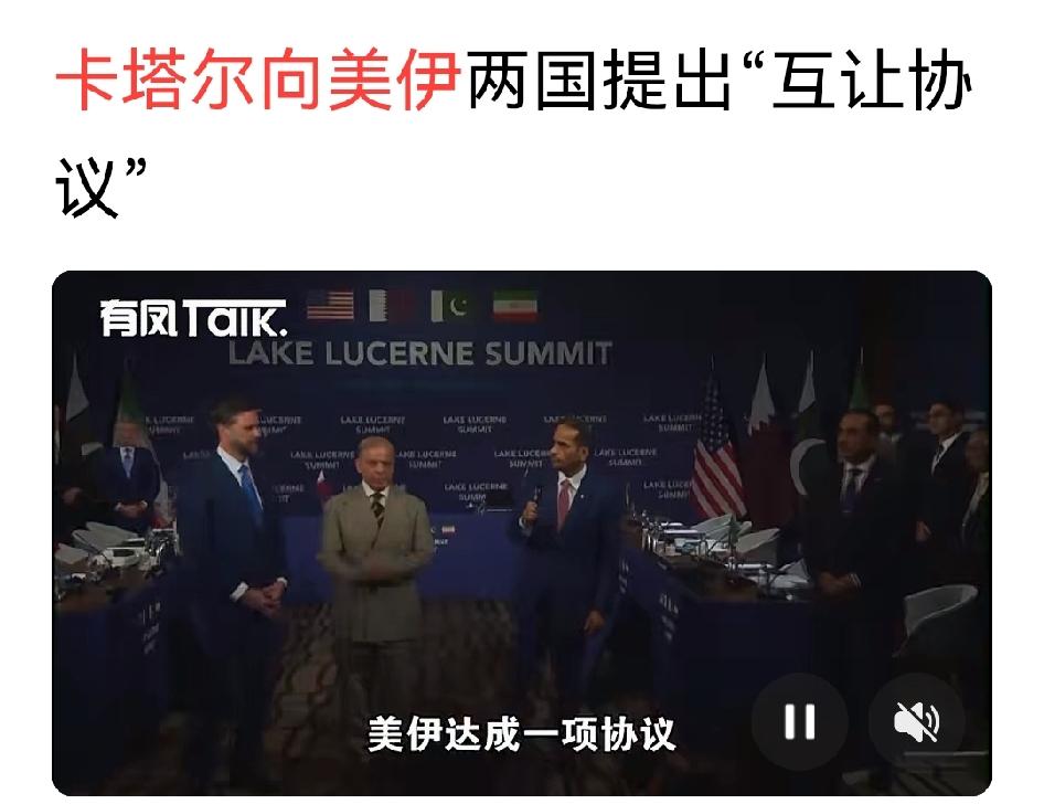 卡塔尔说给伊朗递了一份停战草案，伊朗官员则说：没这回事，只是一堆“不可接受的想法