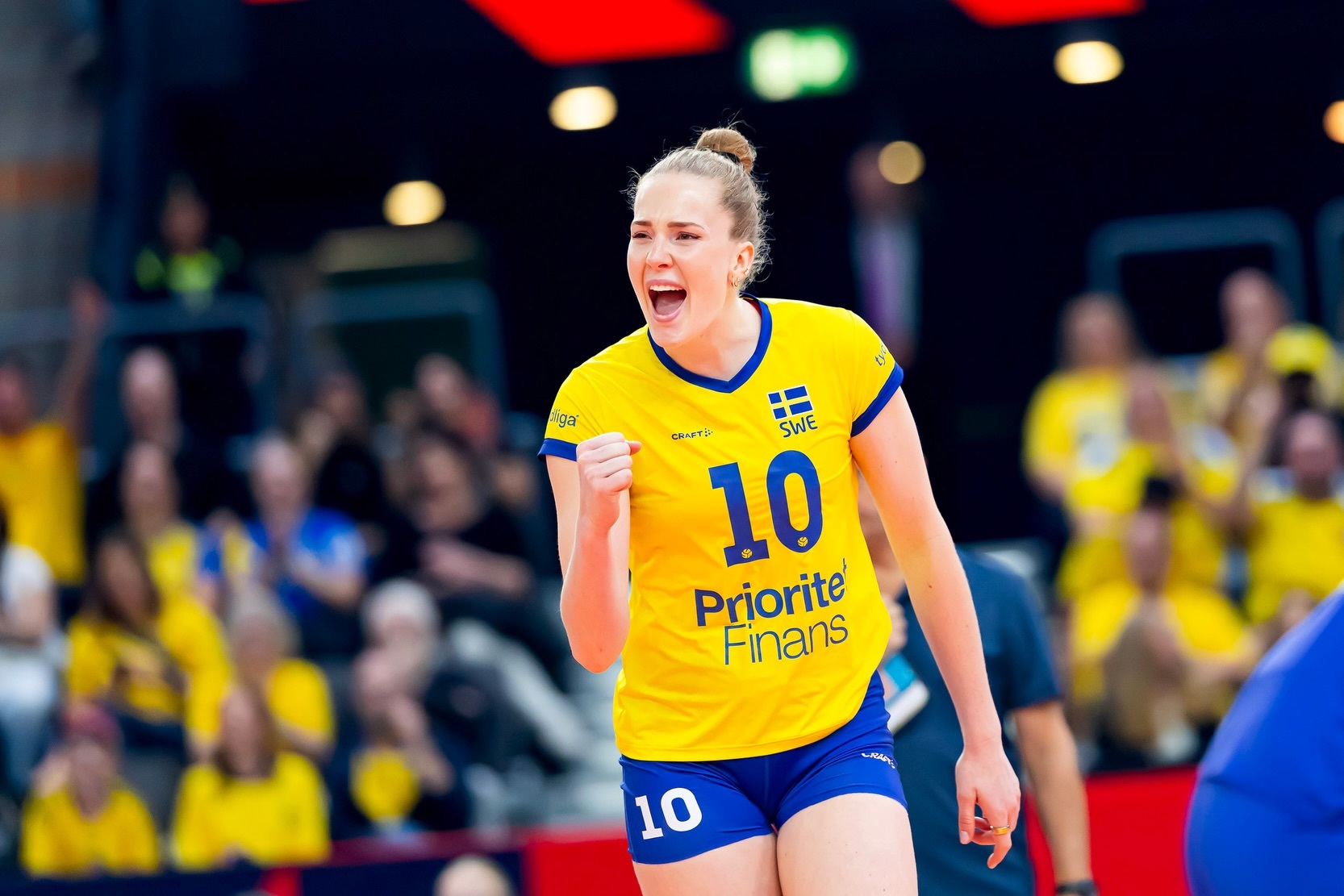 2026年女排欧锦赛小组赛瑞典🇸🇪接应哈克个人数据：1️⃣瑞典🇸🇪3-0