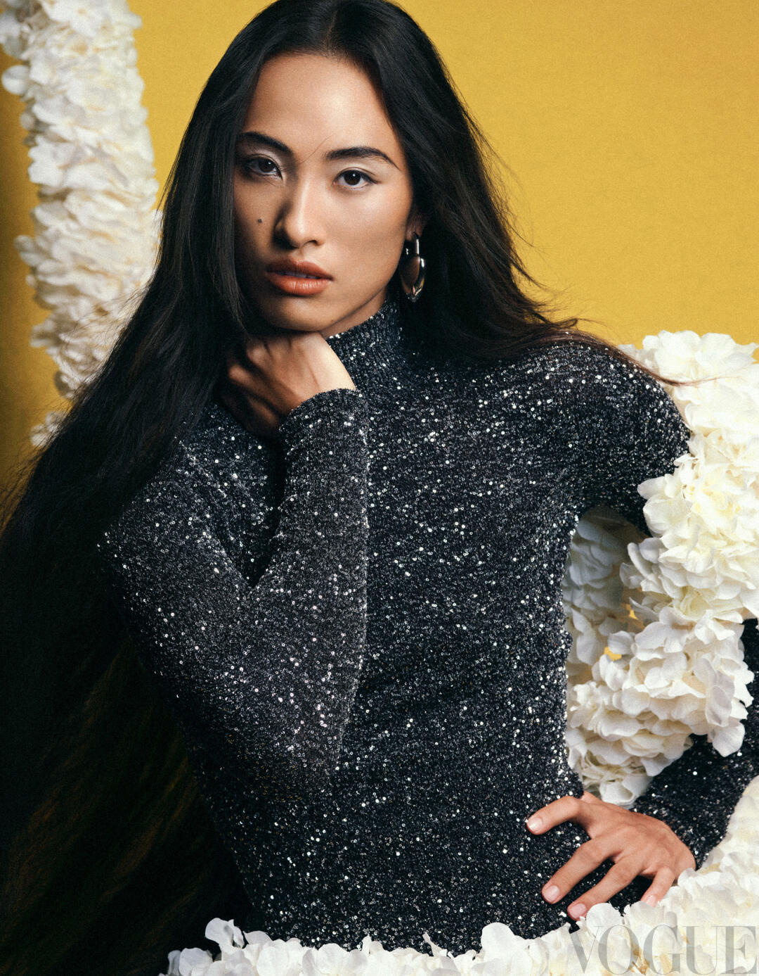 #郑钦文VOGUE 不输超模#Vogue十一月刊，郑钦文照片大放送！过年了[奥特