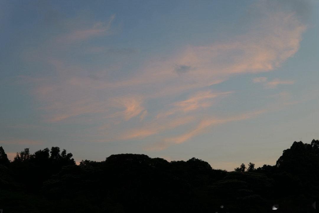 黄埔科学城广场的华灯初上天空风景摄影最美的天空 松下S9 28-200 广州·优