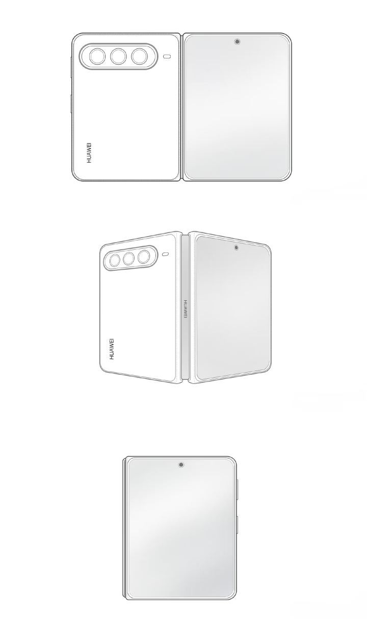 华为大阔折设计图曝光漂亮，是真漂亮，太期待了，作为折叠屏爱好者是真想用