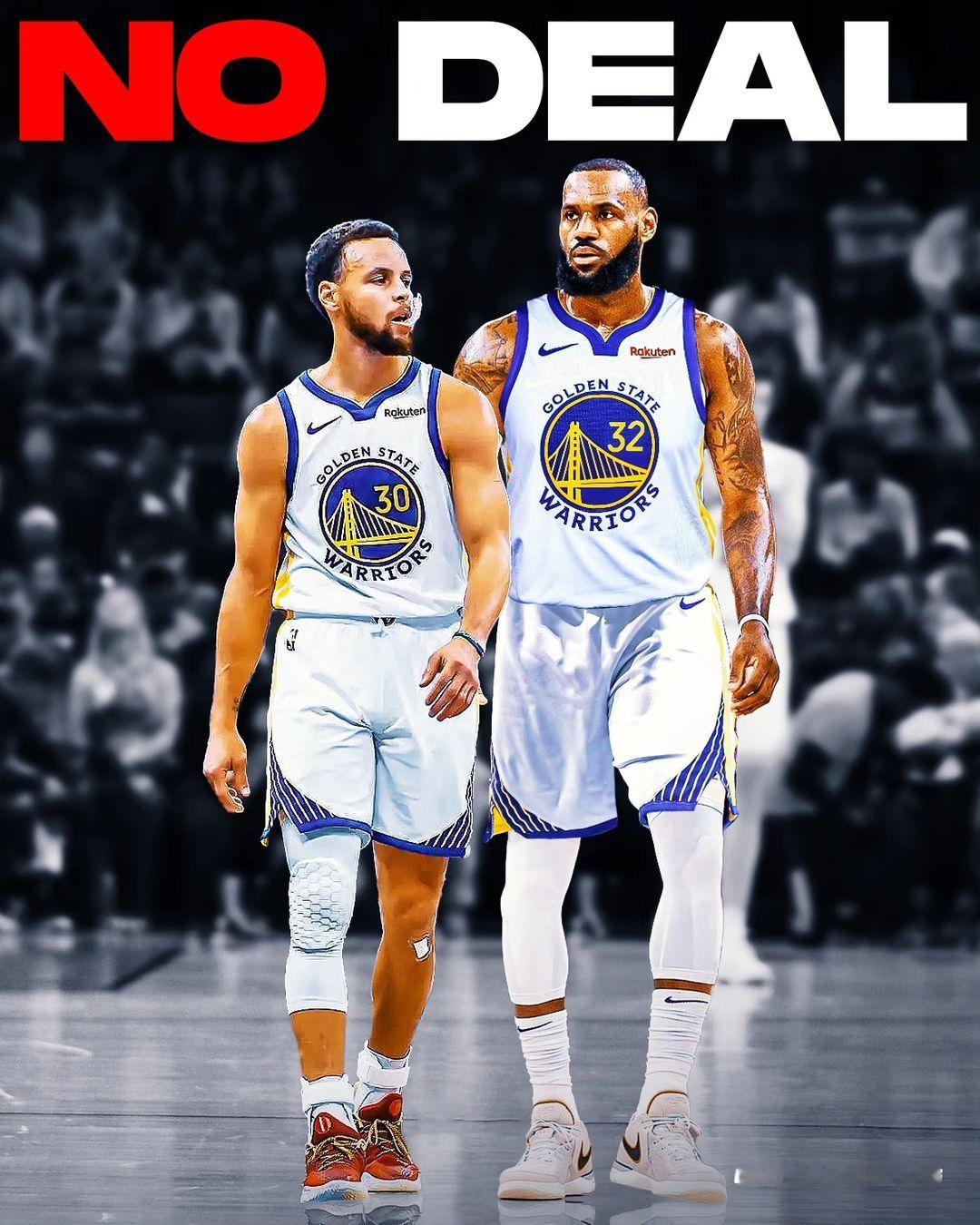 【ESPN：勇士曾在截止日前向湖人报价交易詹姆斯被拒绝】据ESPN报道，消息人士