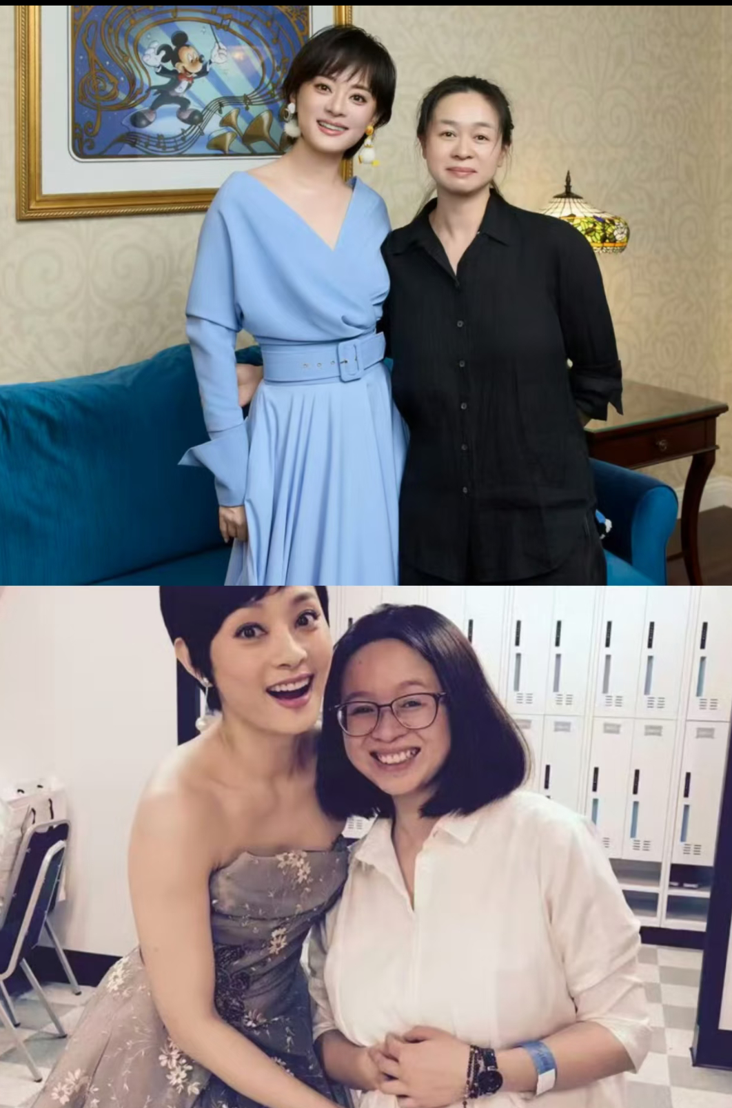 孙俪晒迪士尼10年对比照孙俪晒迪士尼10年对比照 翻完十年前后同场景合照，真的被