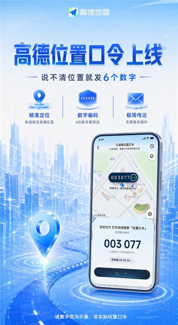 高德宣布位置口令正式上线再也不用费劲描述自己在哪了7月21日，高德地图宣布“位置
