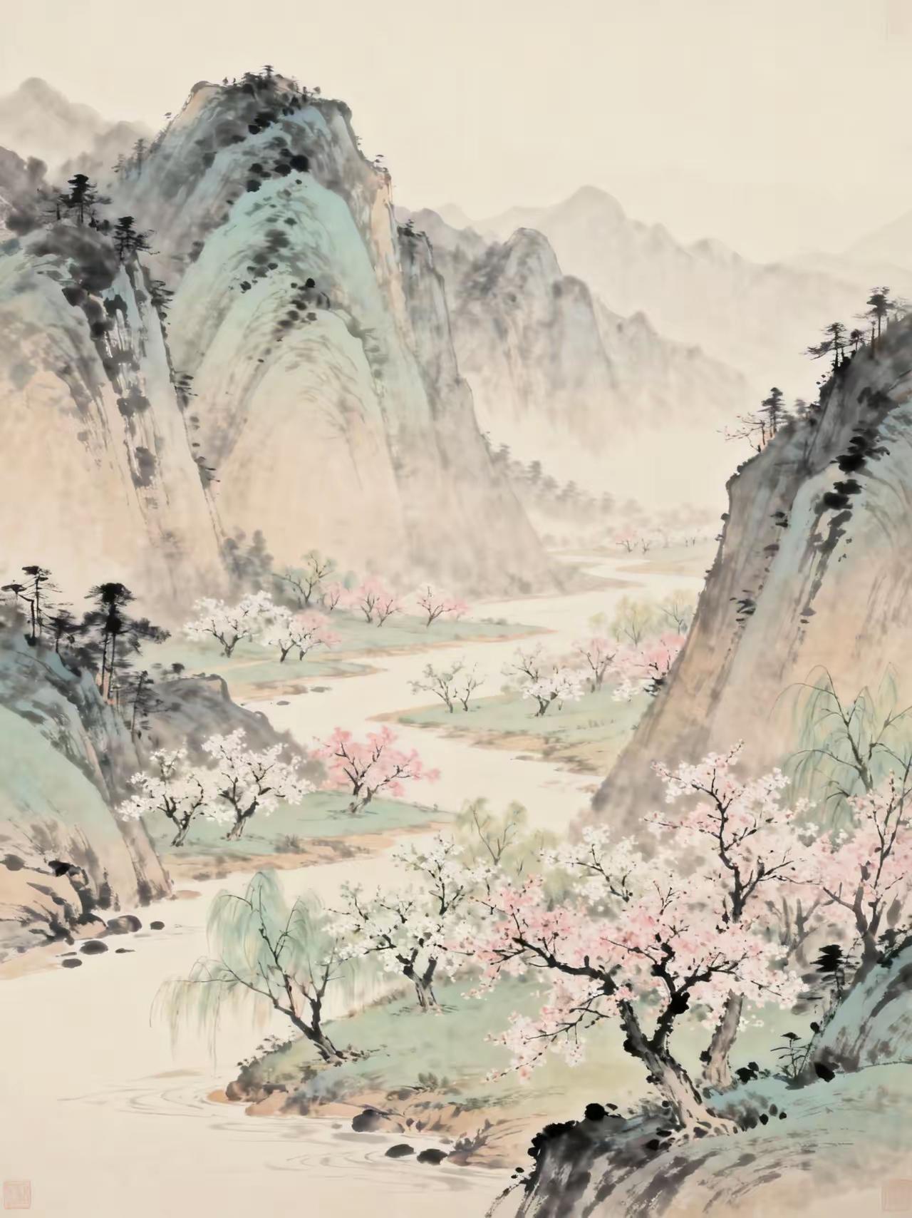 捣练子·春思
桃李艳，暖风来，
轻吻花枝香满腮。
莫为多情添恼意，
笑迎风月自开