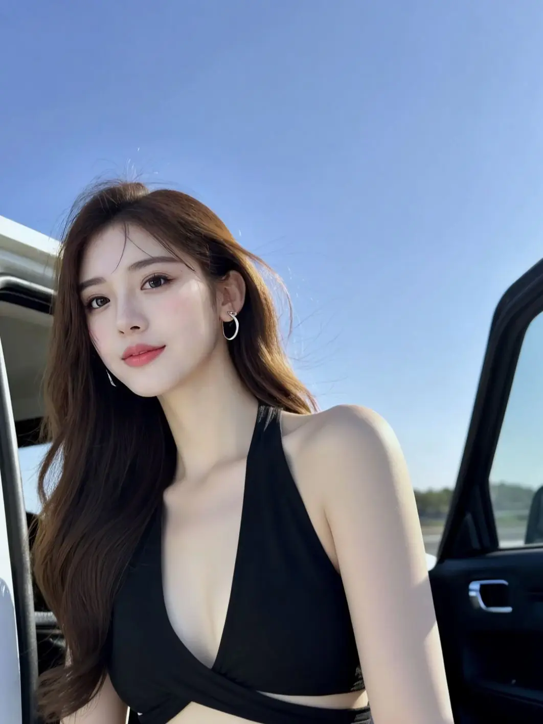 AI车边随拍 ai创作 原来ai写真可以这么美  谁拍谁好看 美出高级感