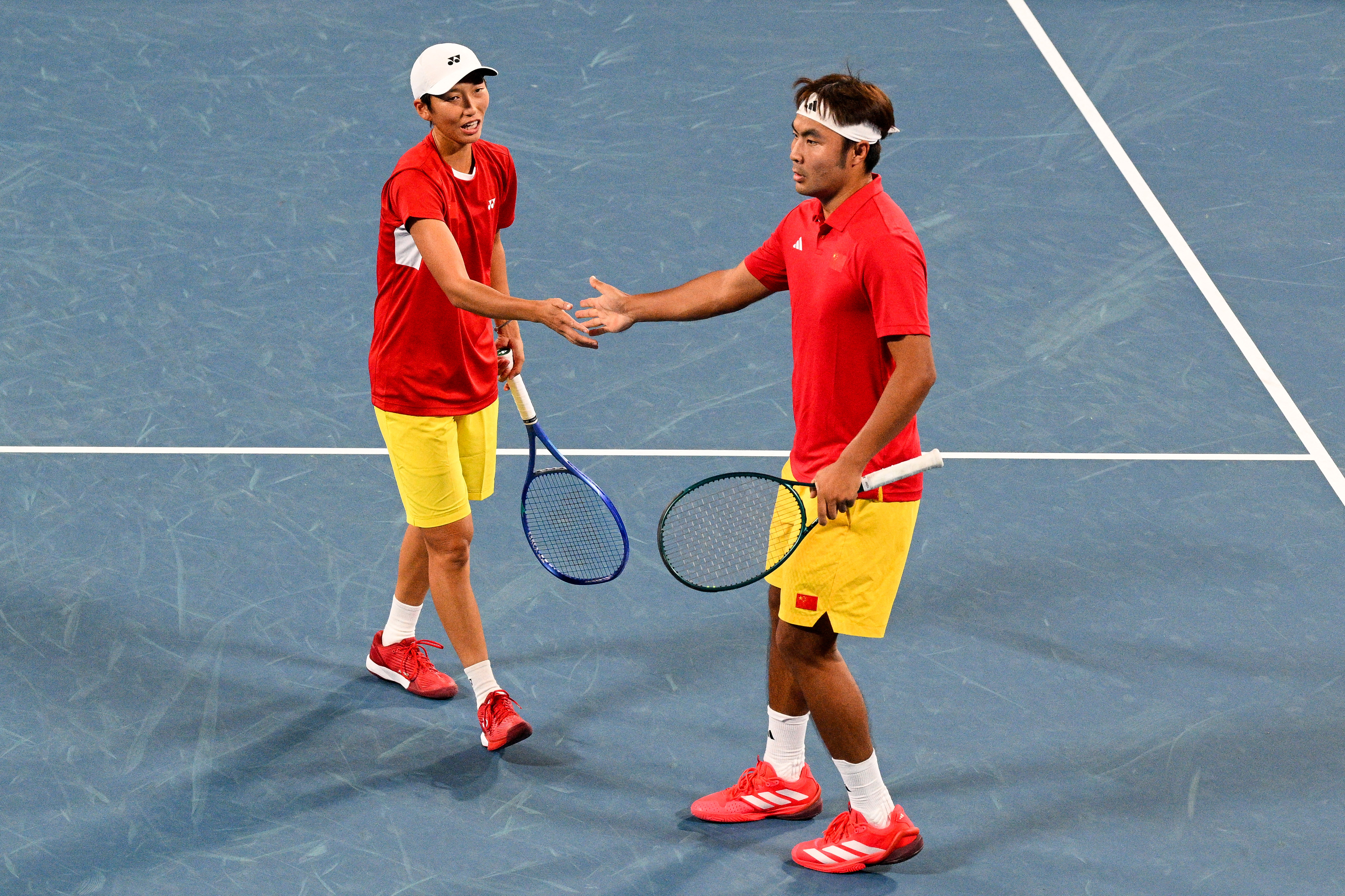 联合杯中国0比3加拿大 网球联合杯小组赛，出战混双的尤晓迪/特日格乐以0-2的比