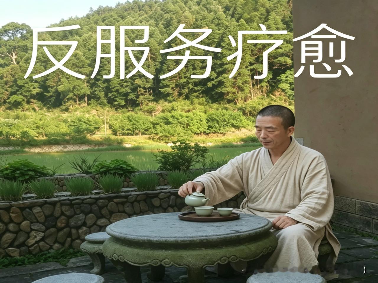 谷岭日记（2026年6月23日·晴）

下午，茶室网速有点慢，张老师坐在靠窗的位