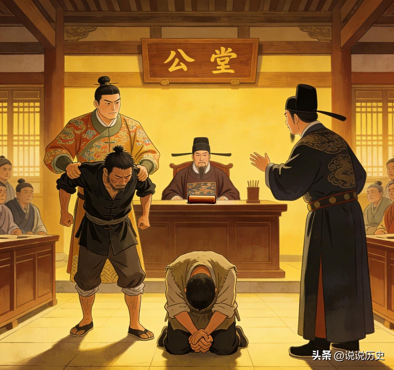 清朝时的一天，华亭知县许公治刚升堂不久，屁股还没坐热，就有一个身形高大的武生如老