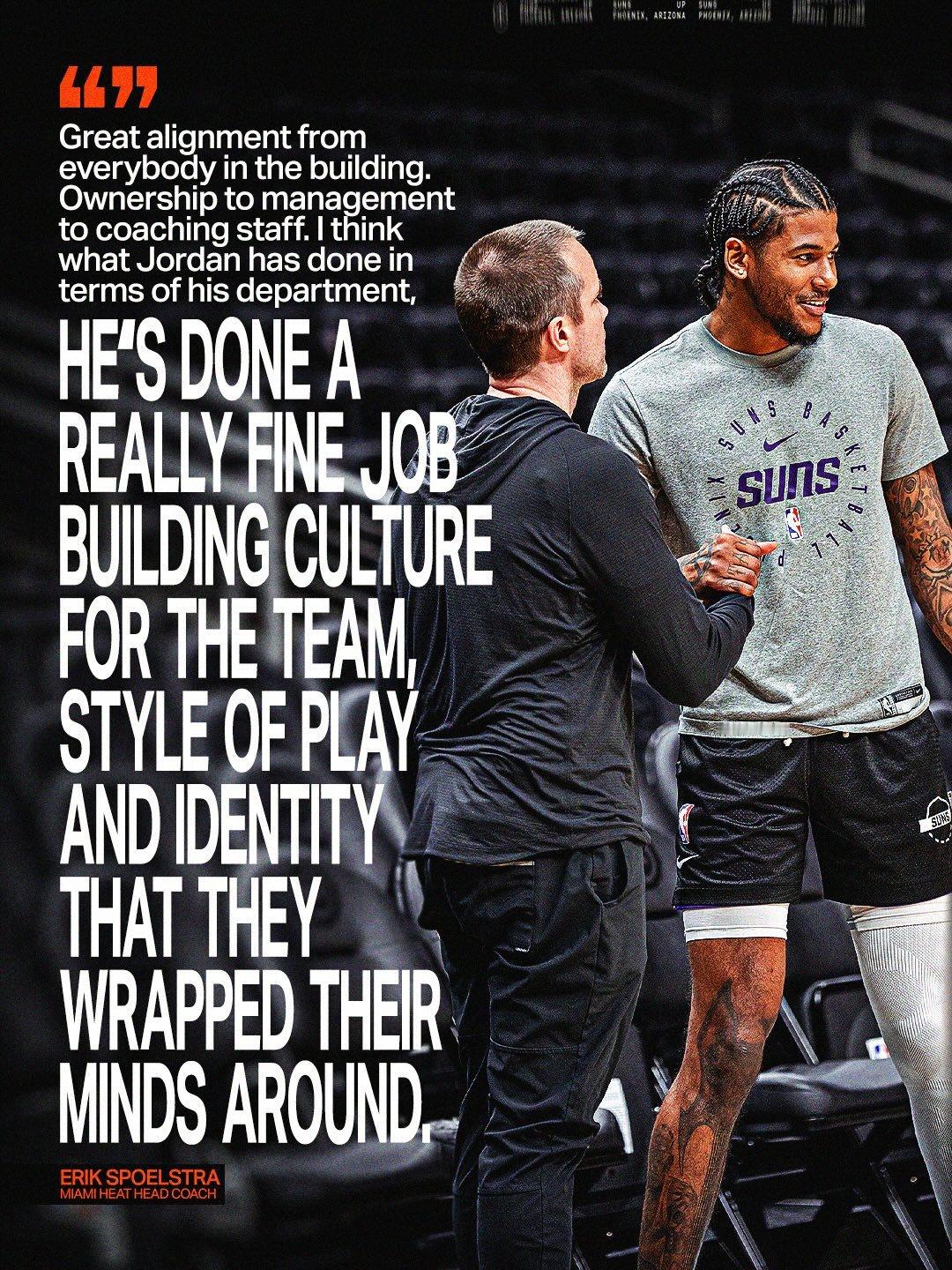 热火主帅斯波尔斯特拉评价奥特：💬 「从老板、管理层到教练组，全员目标高度一致。