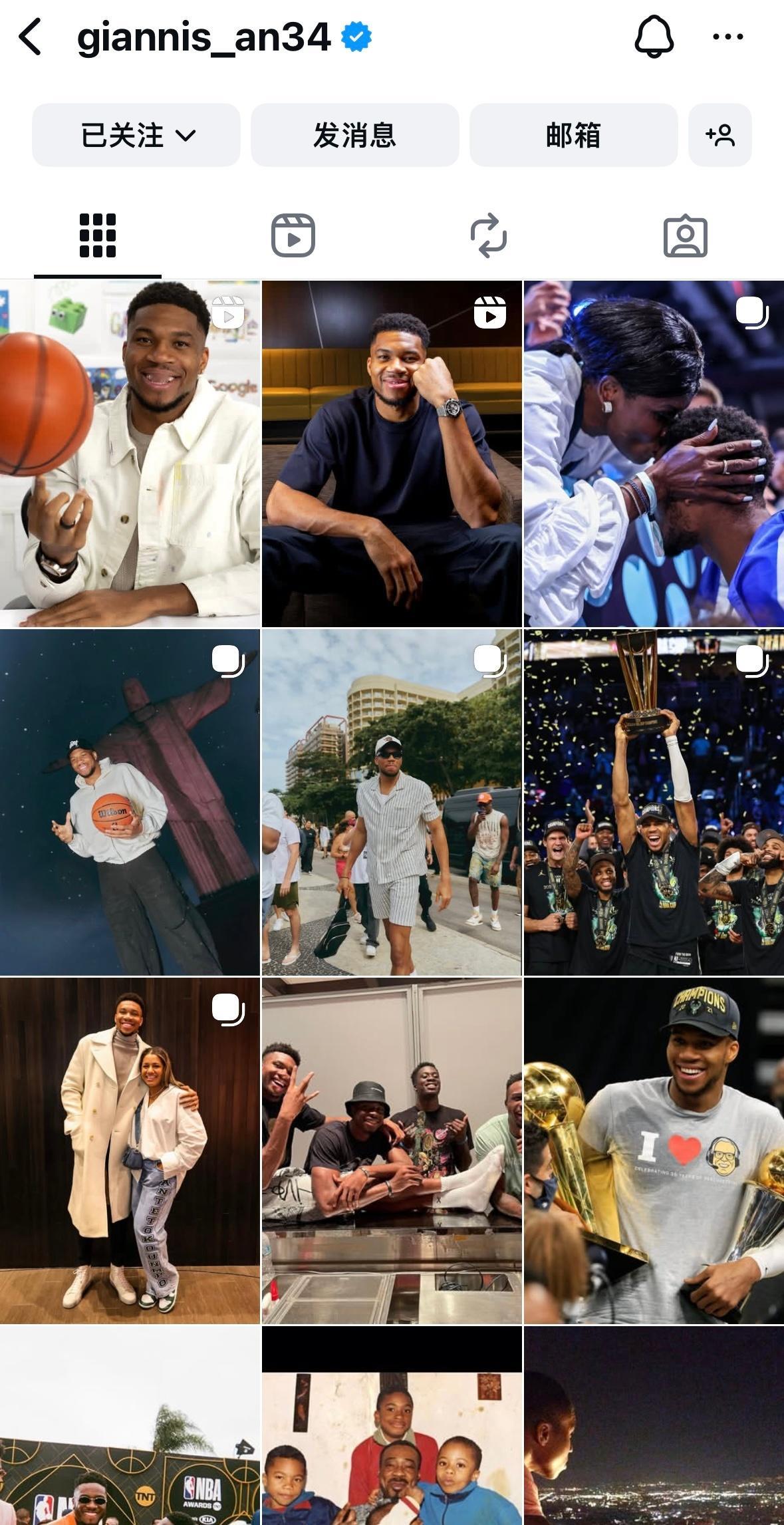 字母哥删除了ins和X的大量内容，只保留了部分。 