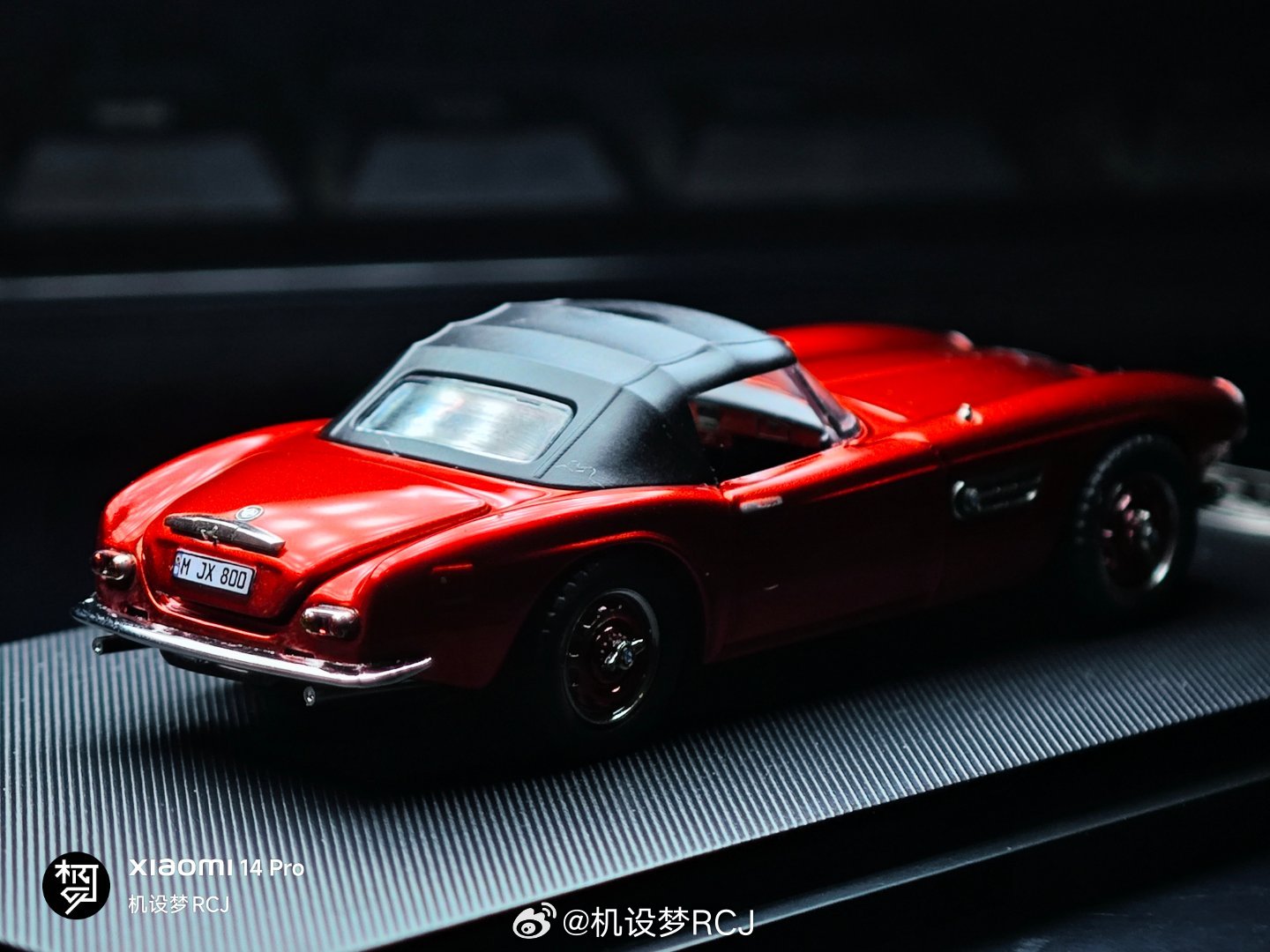 是日烂胶小比例车模 GFCC 老爷车 宝马 BMW 507 ROADSTER烈焰