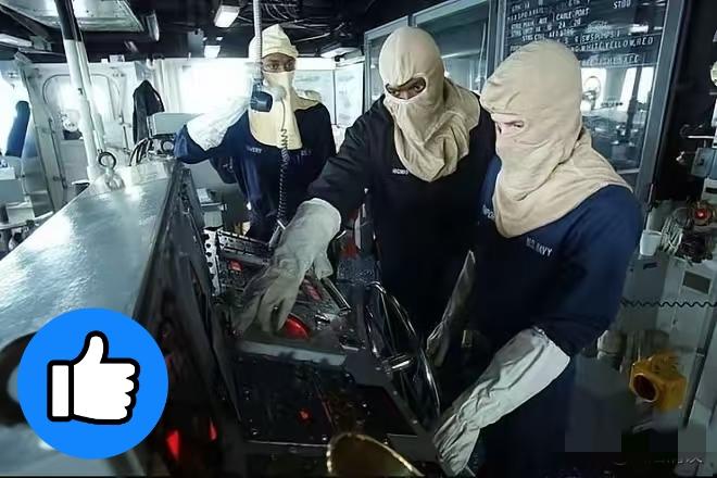 有谁知道，为什么正义使命-2025演习中，我海军指战员都戴上了头套？这头套起什么