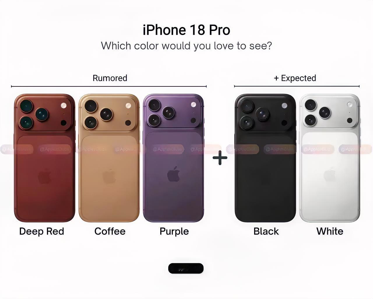 色界新境｜iPhone 18 Pro 全新配色登场
 
当钛金属的冷冽遇上光影的