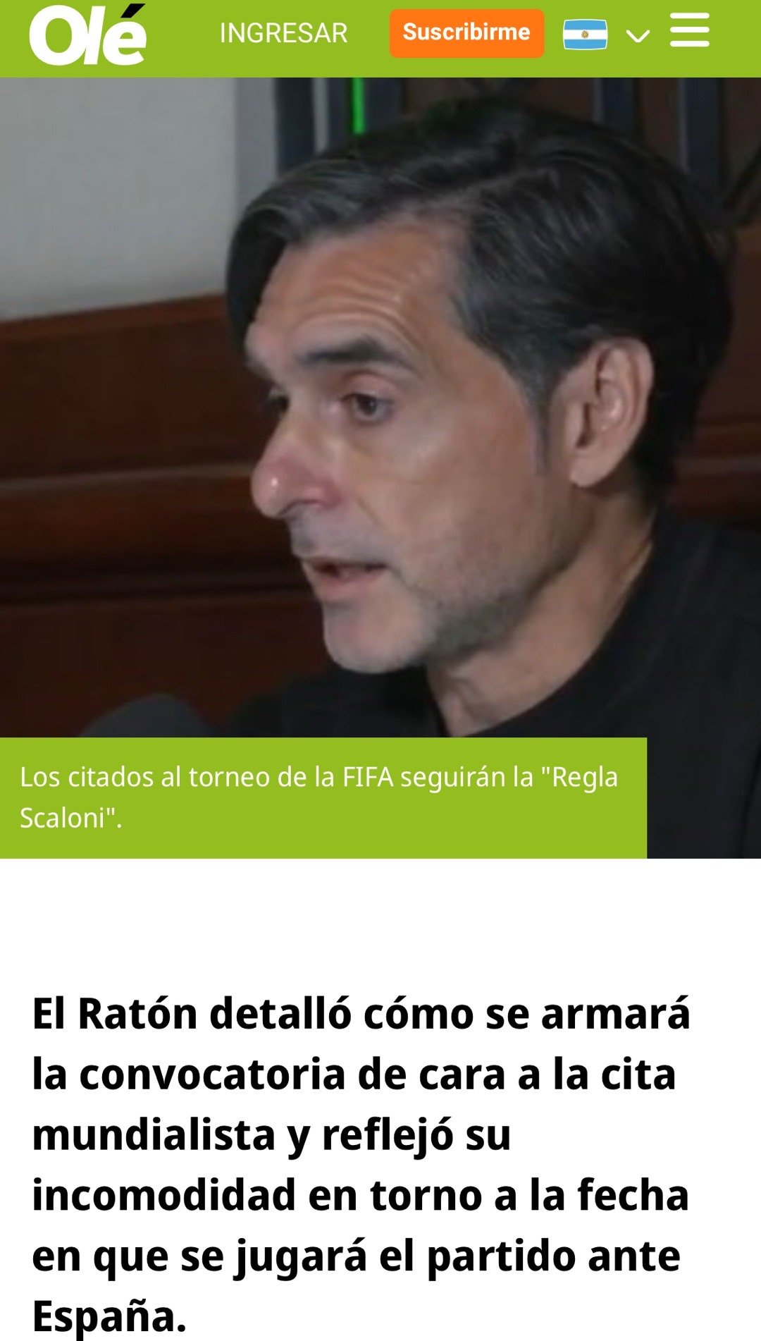 除梅西外都需要竞争上岗🇦🇷🎙阿根廷国家队助教阿亚拉接受采访谈及阿根廷参加明