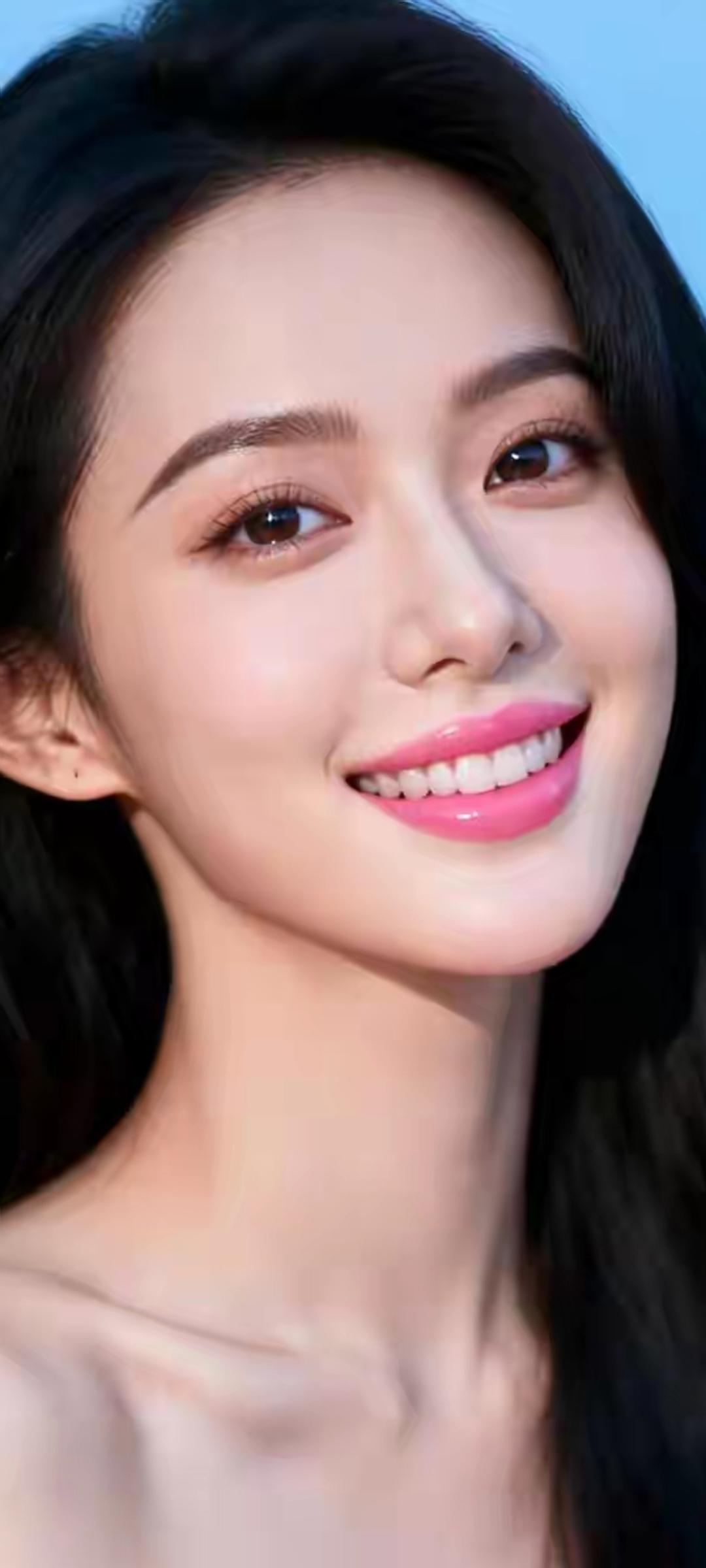 甜美笑容，元气满满，少女心爆棚！😊✨