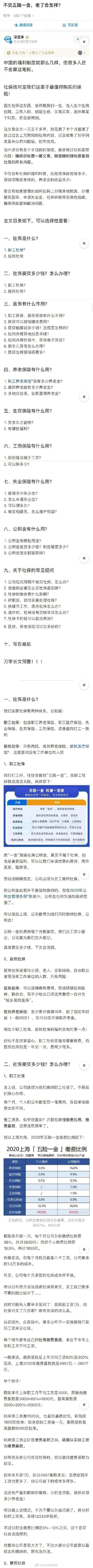 不交五险一金，老了会怎样？收藏~  科普小知识 ​​​五险一金原来是这么回事 ​