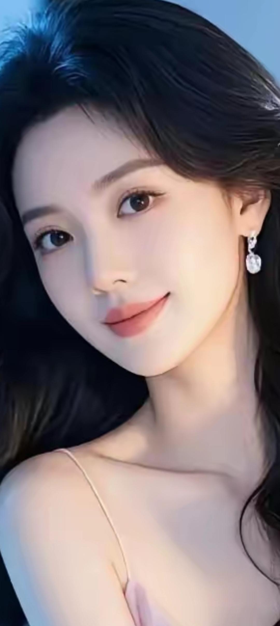 温柔甜美的少女，散发着迷人的魅力