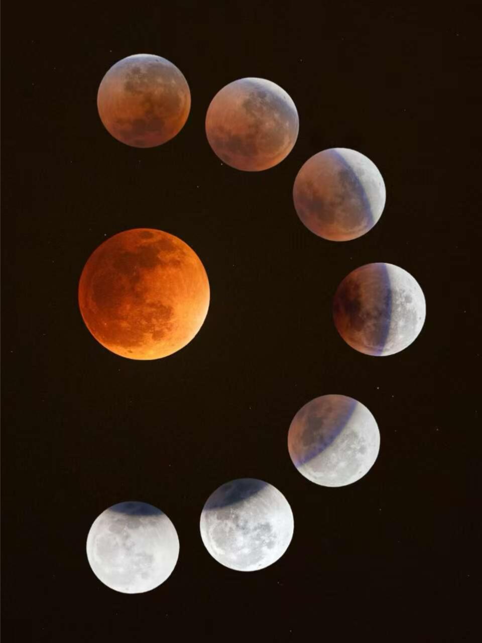 月全食宇宙级浪漫：血月+月全食+元宵节，21世纪仅5次！下一次元宵看红月要等到2