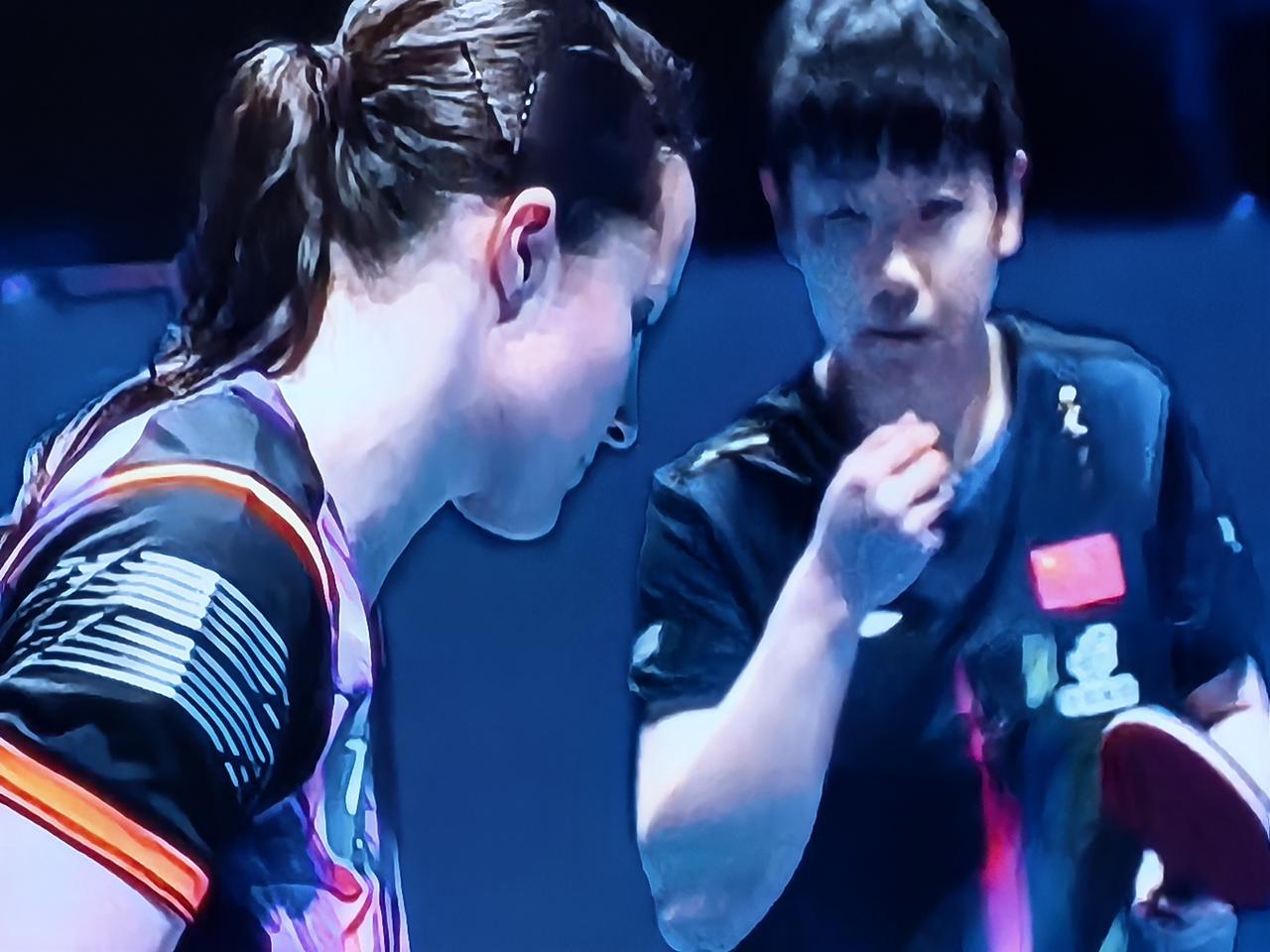 温特只是过了一把跟孙颖莎交手的瘾。

温特战胜王艺迪后，猜到半决赛大概率要跟孙颖