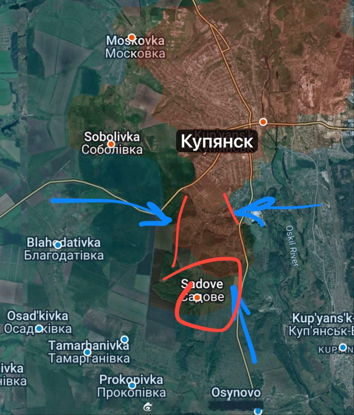 库皮扬斯克昨晚，俄“西部”集群部队击退了乌军对俄军阵地发动的一次最猛烈的反击之一