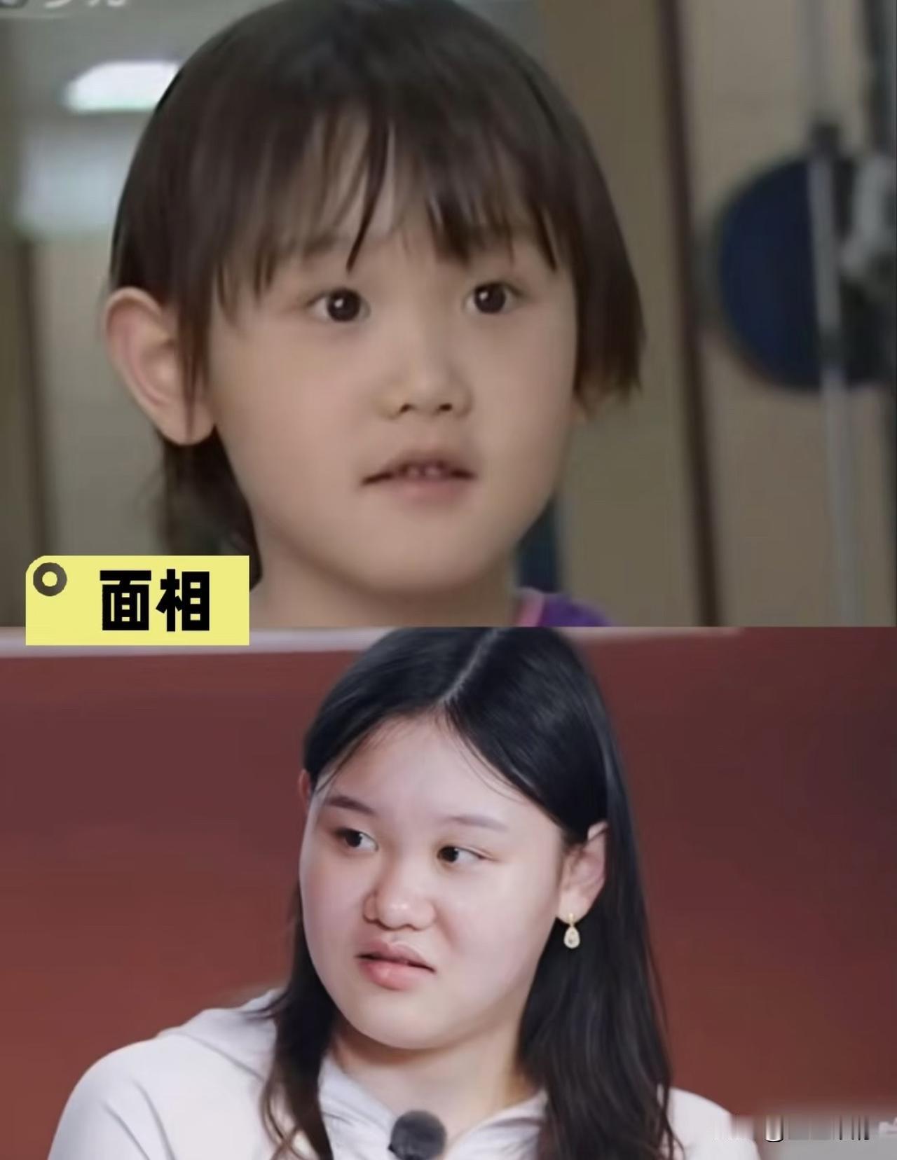 回看张家齐年少时期，眉眼灵动，是自带灵气的福相，如今脸上却透出明显的苦相。除了竞