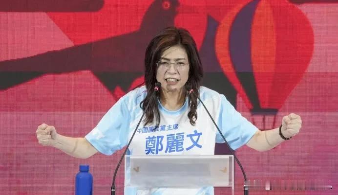 外界热议郑丽文的表态意在制衡卢秀燕，在媒体专访里谈及2028年岛内地区领导人参选