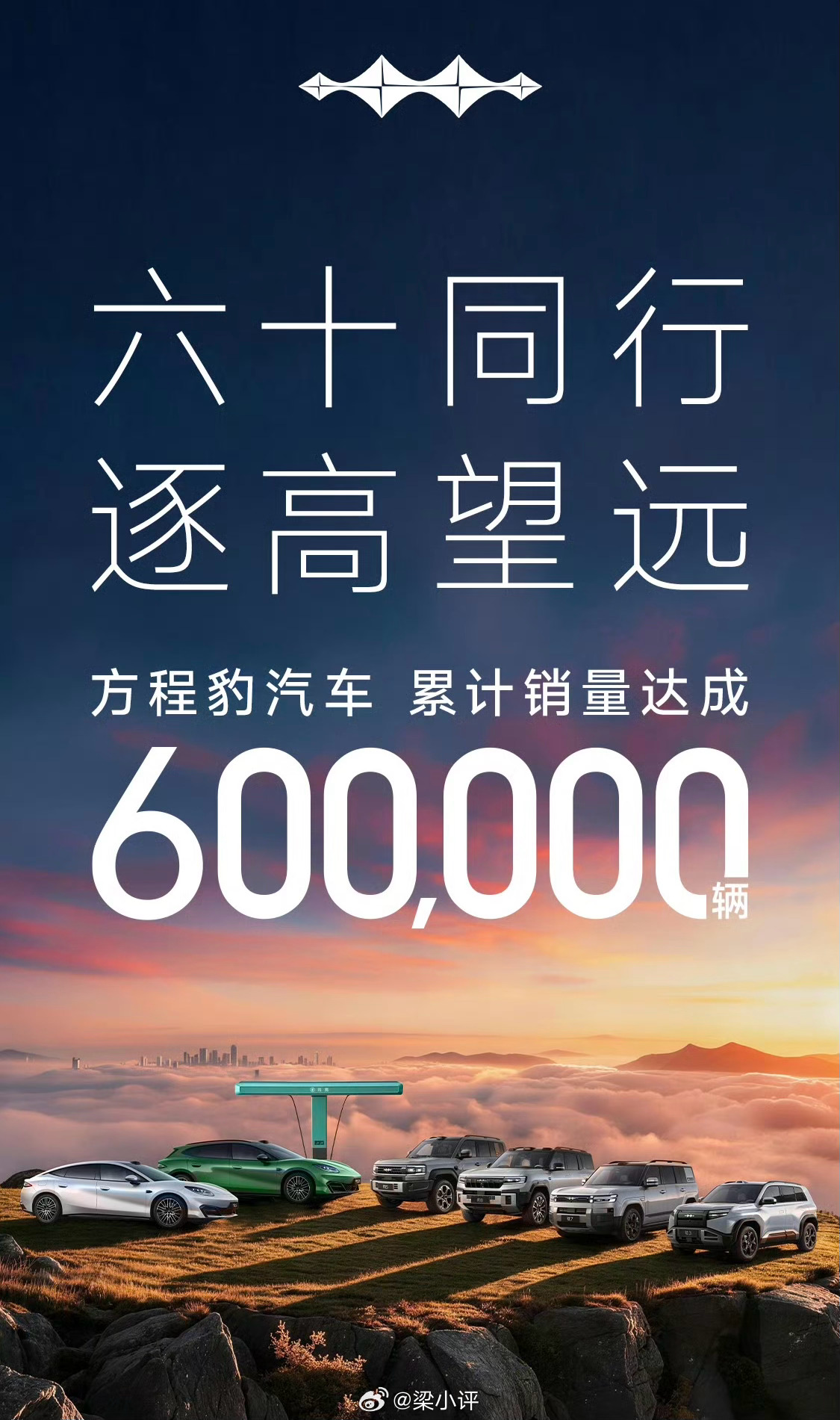方程豹汽车销量突破60万辆了！一款钛7销量突破25万辆，销量占比41.67% ​