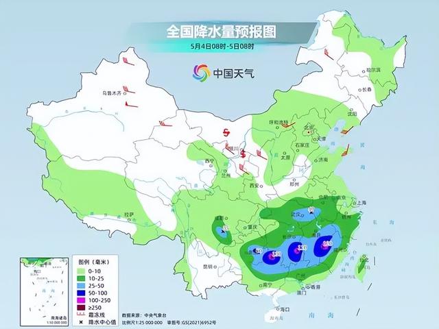 今天起至5日，贵州局地有暴雨或大暴雨