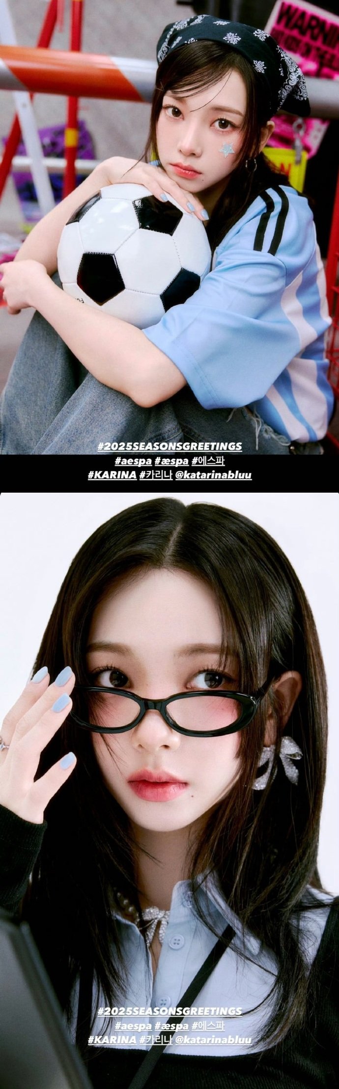 #aespa台历# aespa最新台历照公开啦，都是大美女，同时期待10月21的