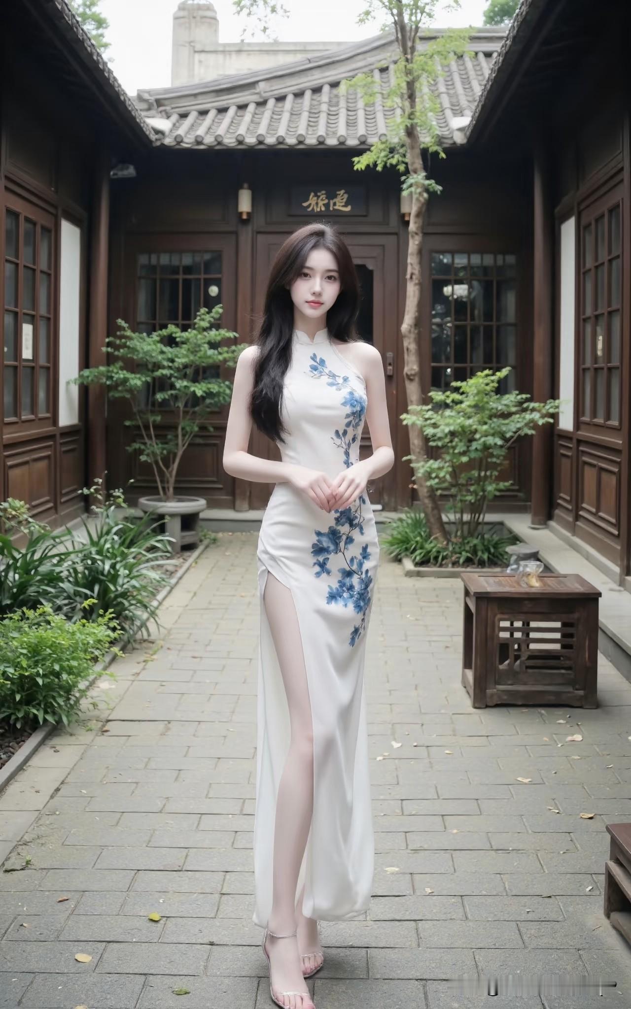 旗袍好显身材啊