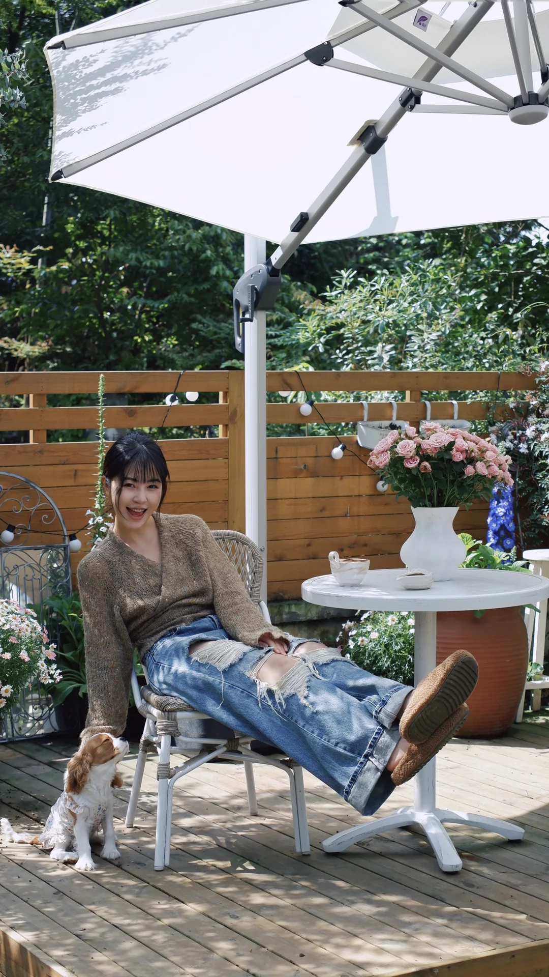 🌿春天就应该 喝茶 发呆 陪小狗