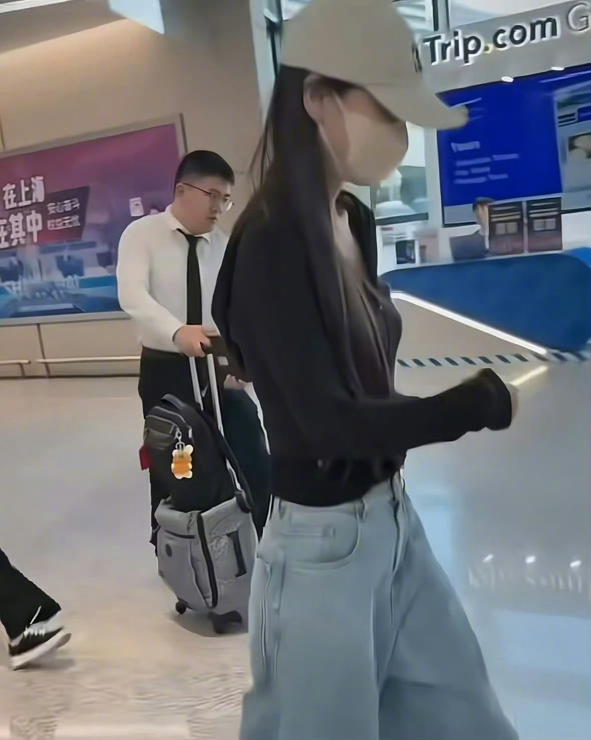 Angelababy首尔回国好瘦好美！不愧是美神！