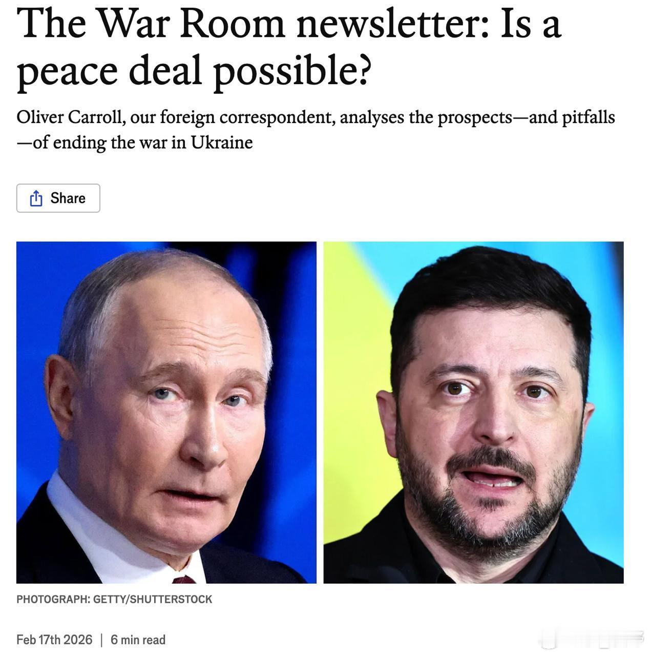 根据经济学人的报道，乌克兰代表团在日内瓦谈判中分裂为两个阵营。▪️布达诺夫阵营，