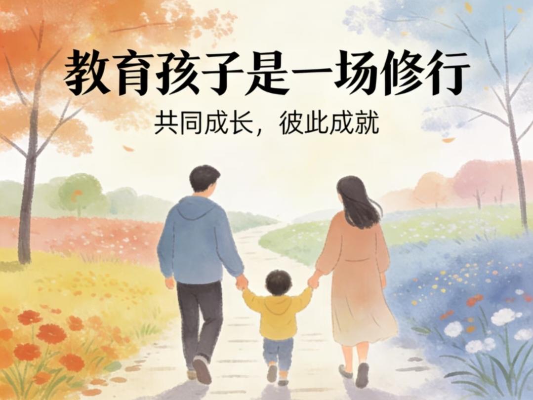 教育孩子，其实是父母的一场修行

养孩子根本不是在管教娃
从头到尾，修的都是我们