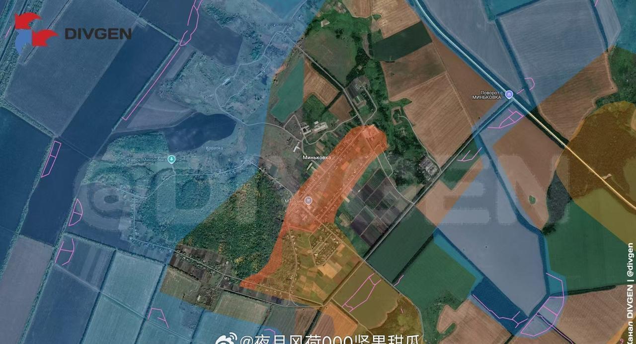 巴赫穆特方向，西进的南部集群一天解放了两个村，韦罗利乌夫卡和马尔科沃，这个马尔科