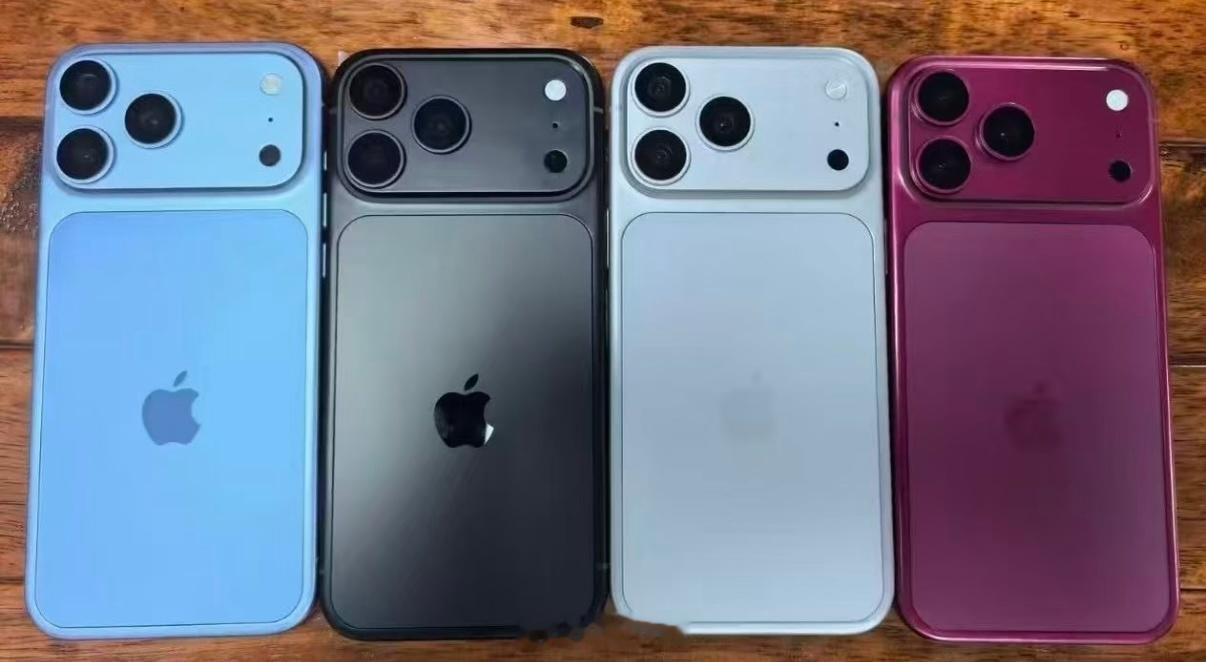 iPhone18Pro樱桃色iPhone 18 Pro颜色，四个，蓝、白、黑、红