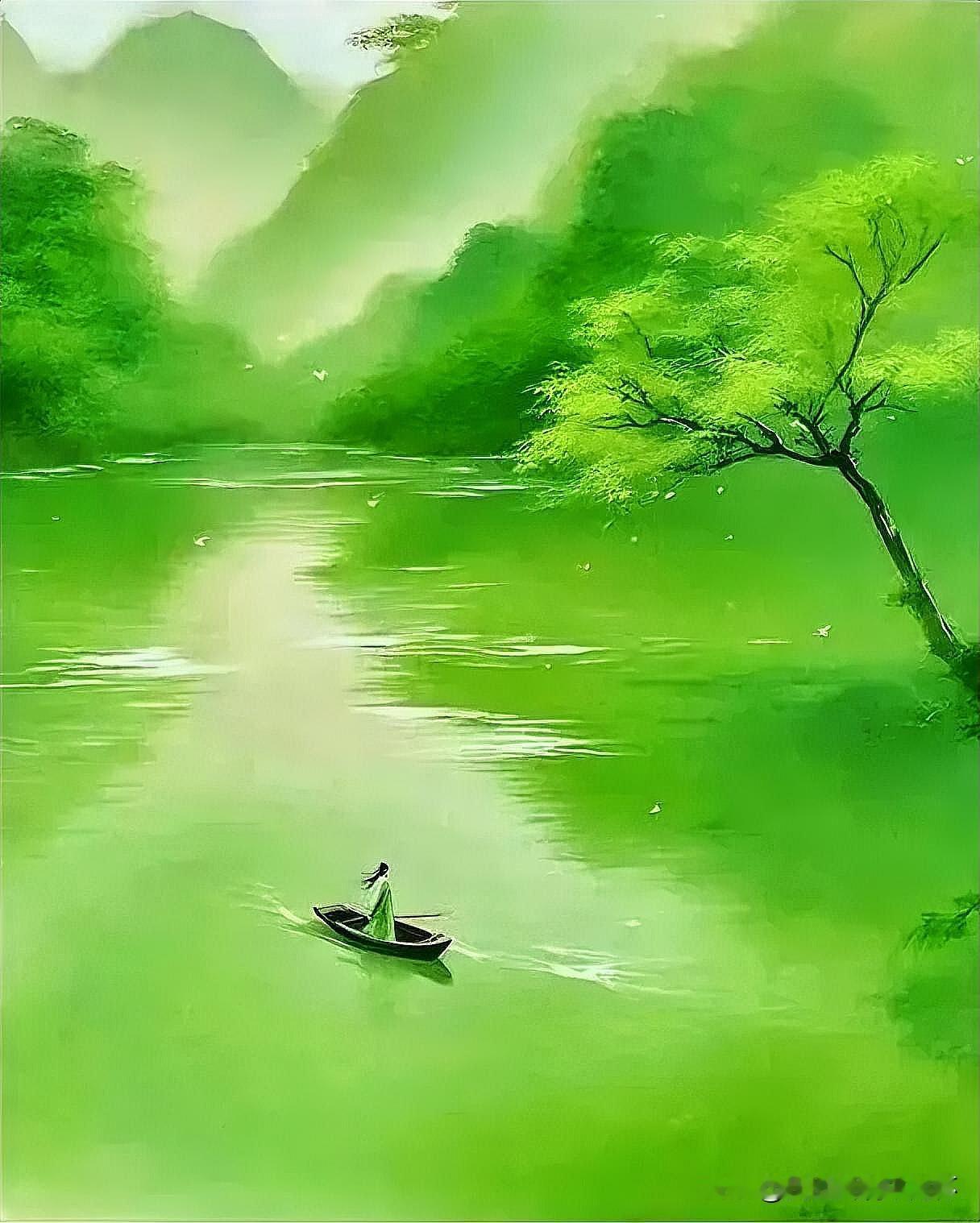 上联：诗思不尽青山韵
下联：有请雅士[玫瑰][玫瑰][玫瑰]