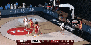 中国U17男篮的失误真是太离谱了！在今天进行的中国U17男篮和法国U17男篮的比